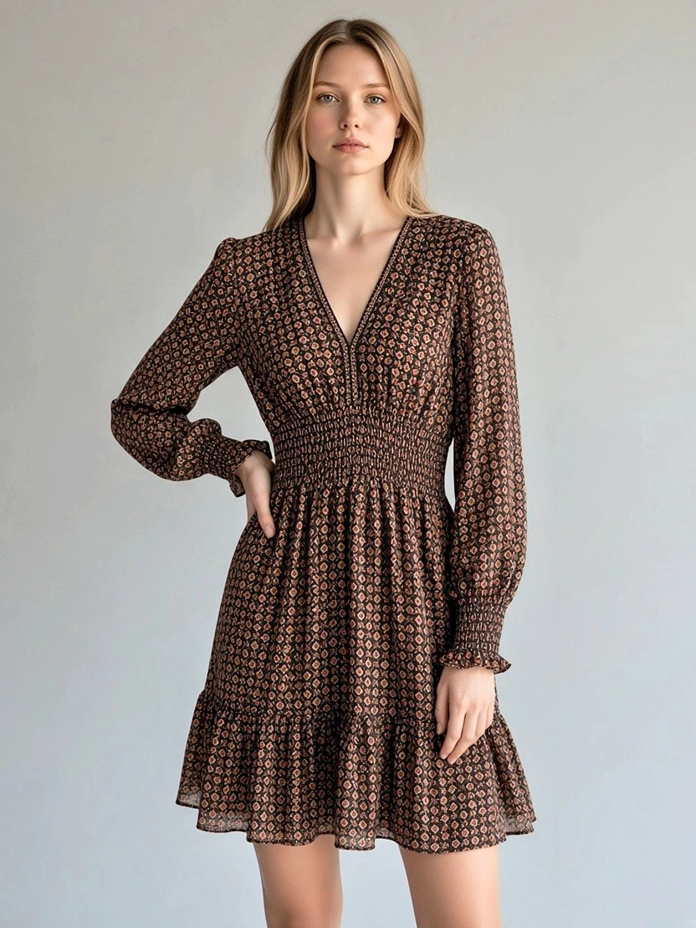 Maxx Studio Floral Mini Dress Size XS Like New